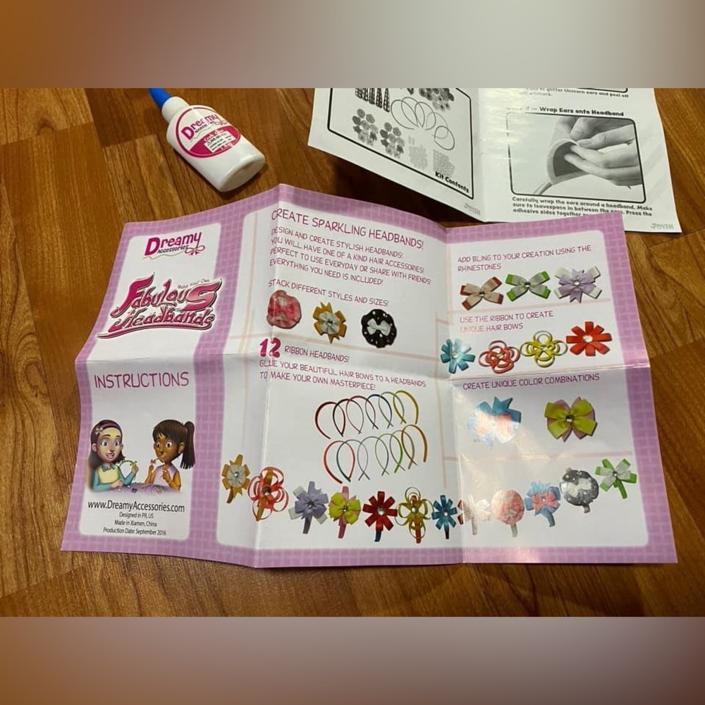 Klever Kits Create Your Own Unicorn Headband Girls Art & Craft Kit DIY Unicorn - Picture 3 of 4